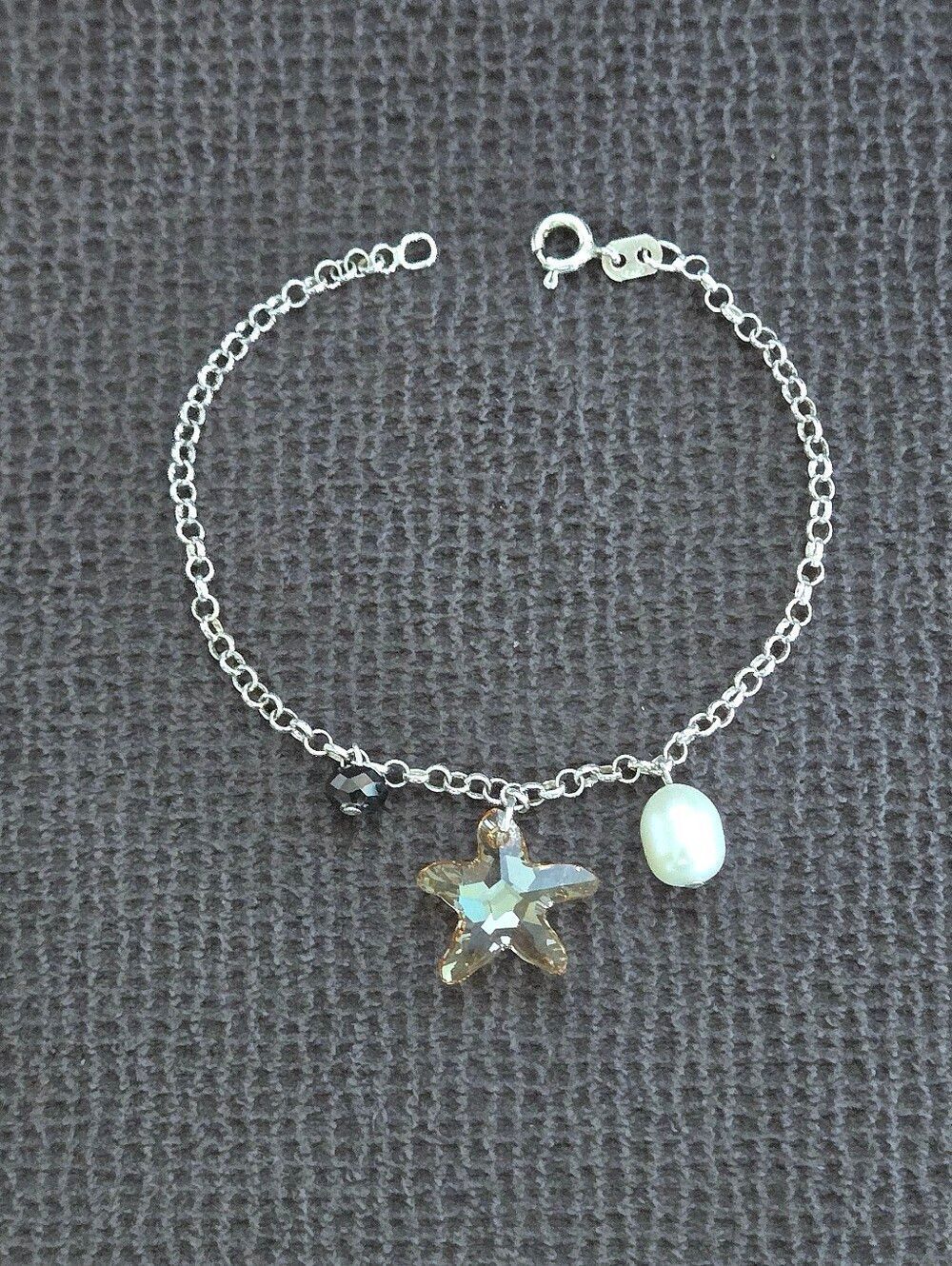 Silver🤍 Bracelet with Charm Trio3️⃣ - NWOT